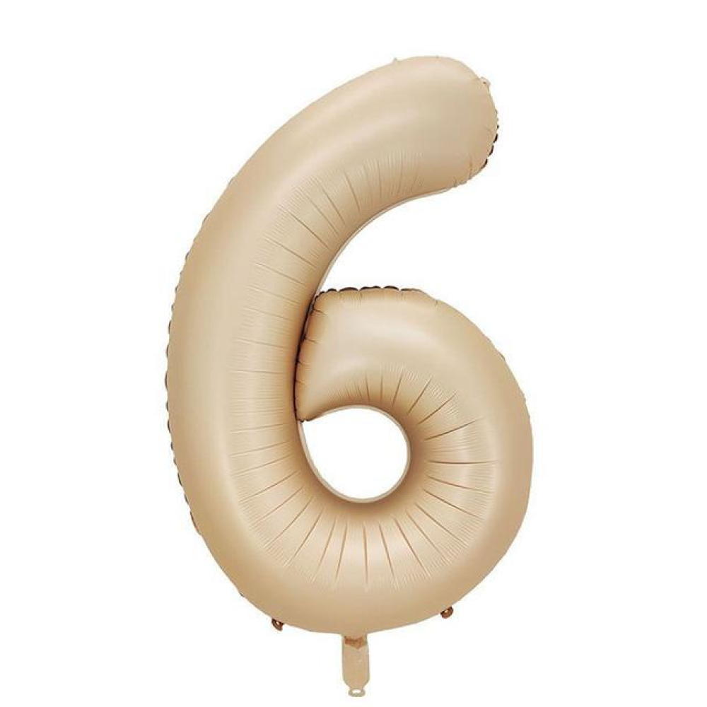 Rakam Folyo Balon 40inç. SÜTLÜ KAHVE 6