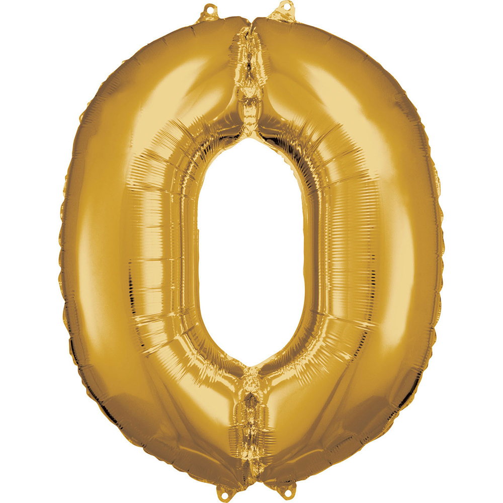 Rakam Folyo Balon 40inç ALTIN -0-