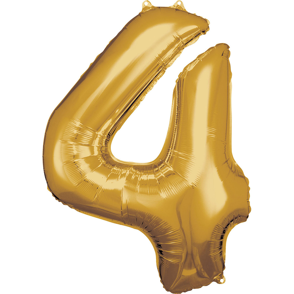 Rakam Folyo Balon 40inç ALTIN -4-