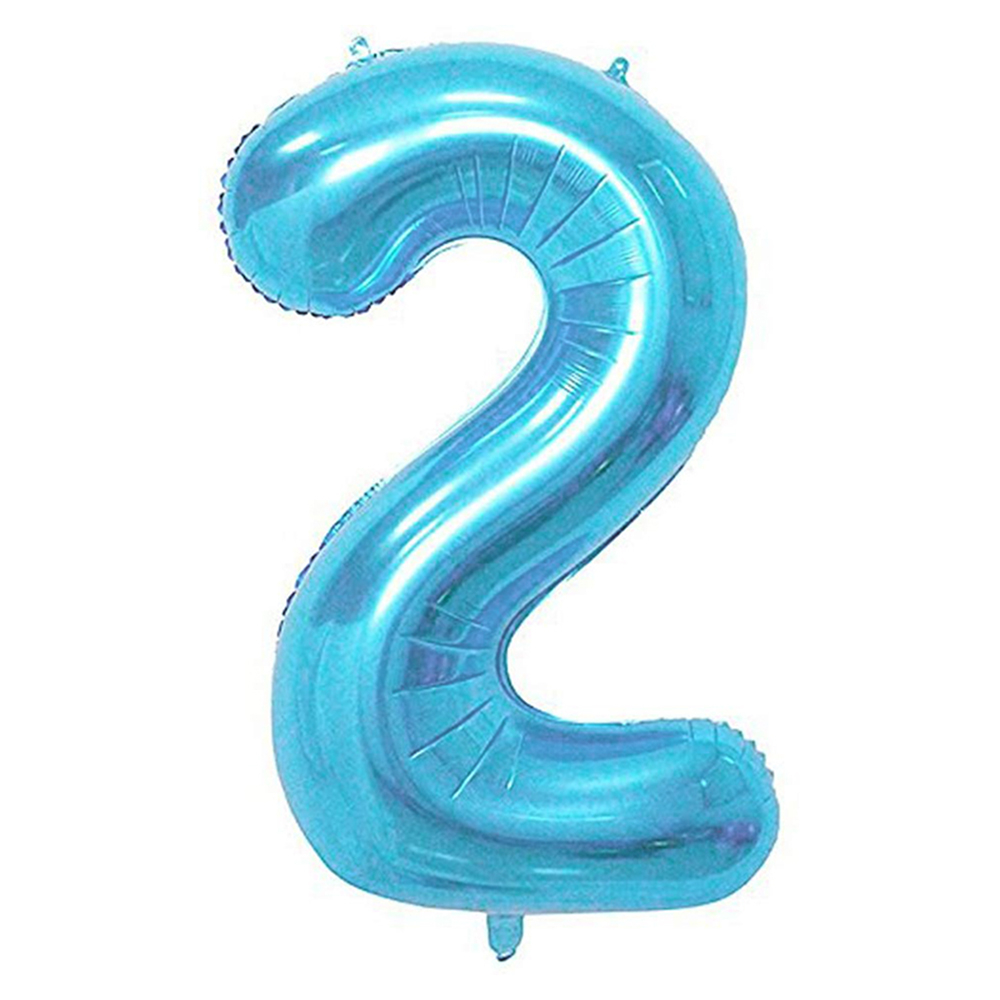 Rakam Folyo Balon 40inç MAVİ -2-