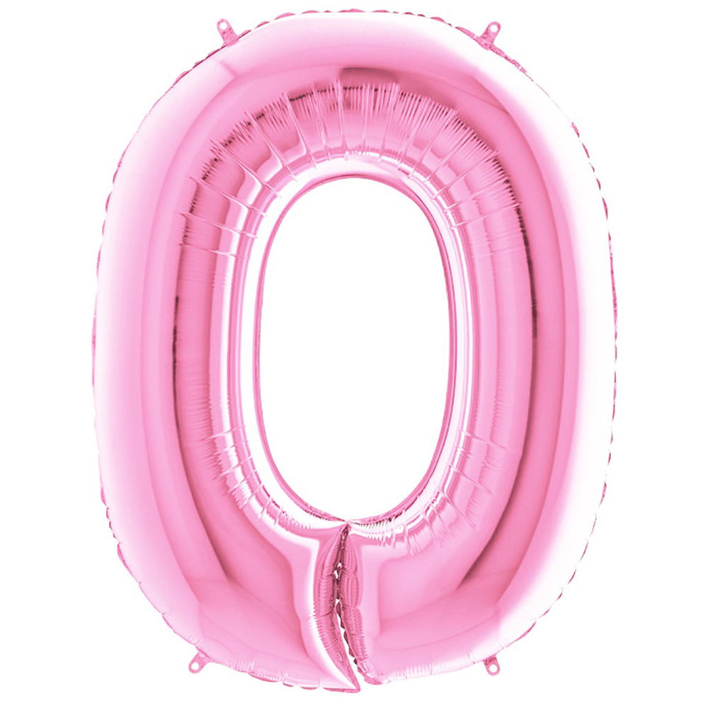 Rakam Folyo Balon 40inç PEMBE -0-
