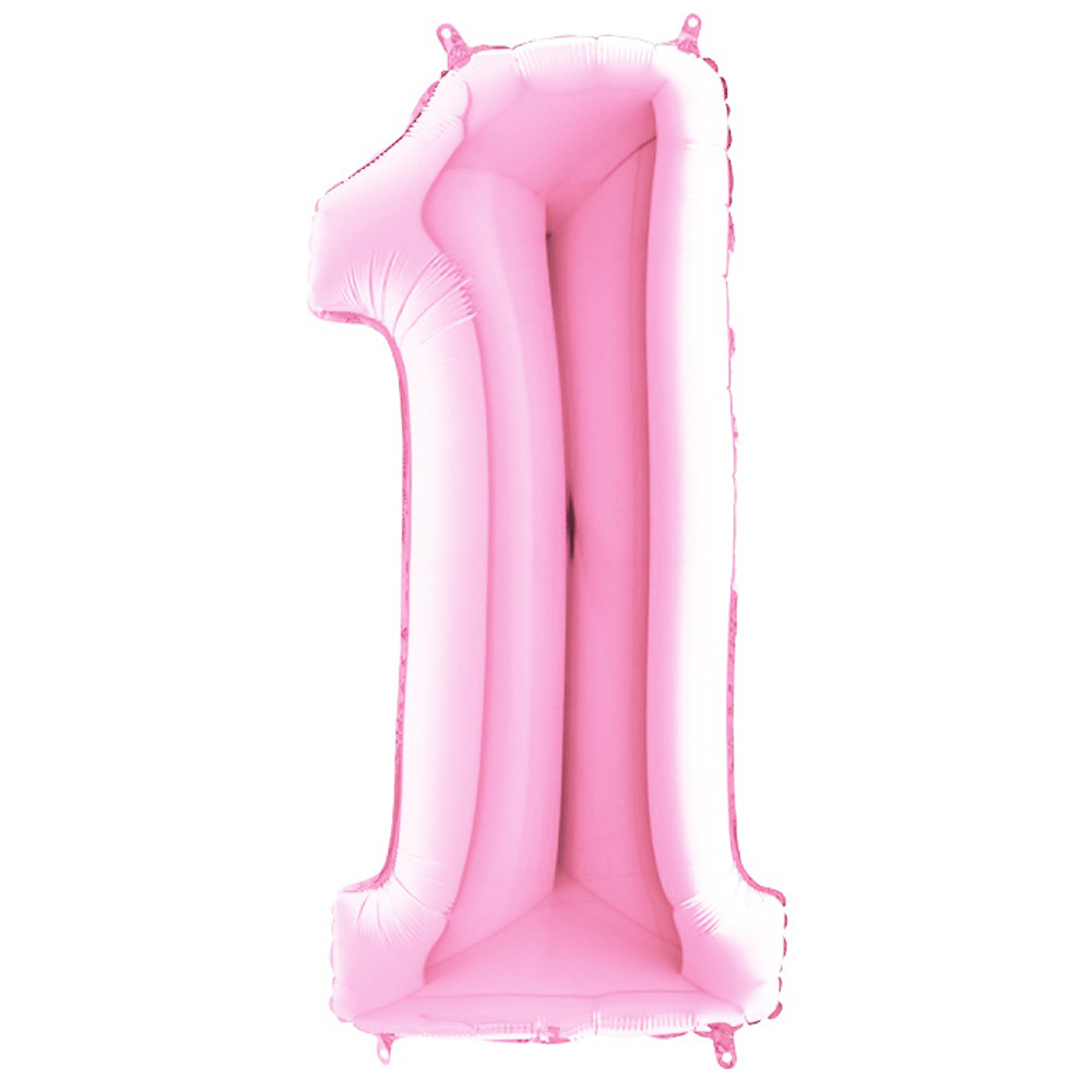 Rakam Folyo Balon 40inç PEMBE -1-