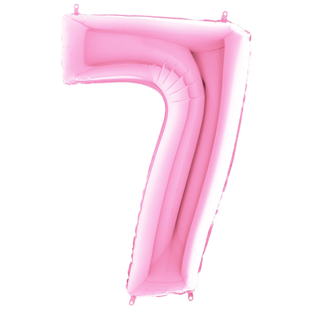 Rakam Folyo Balon 40inç PEMBE -7-