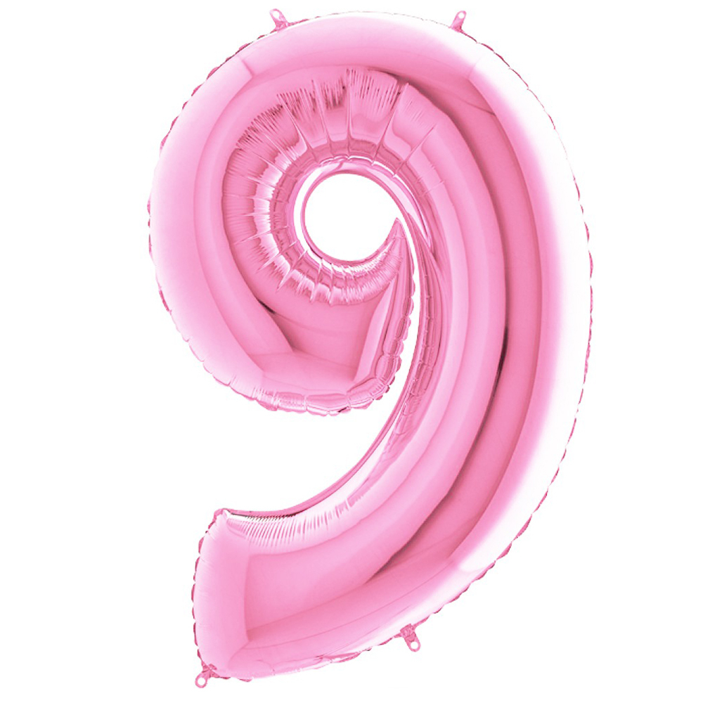 Rakam Folyo Balon 40inç PEMBE -9-