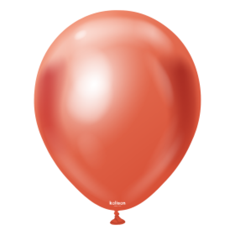 BALON KROM KALİSAN 18 İNÇ AYNA KIRMIZI 5 Lİ