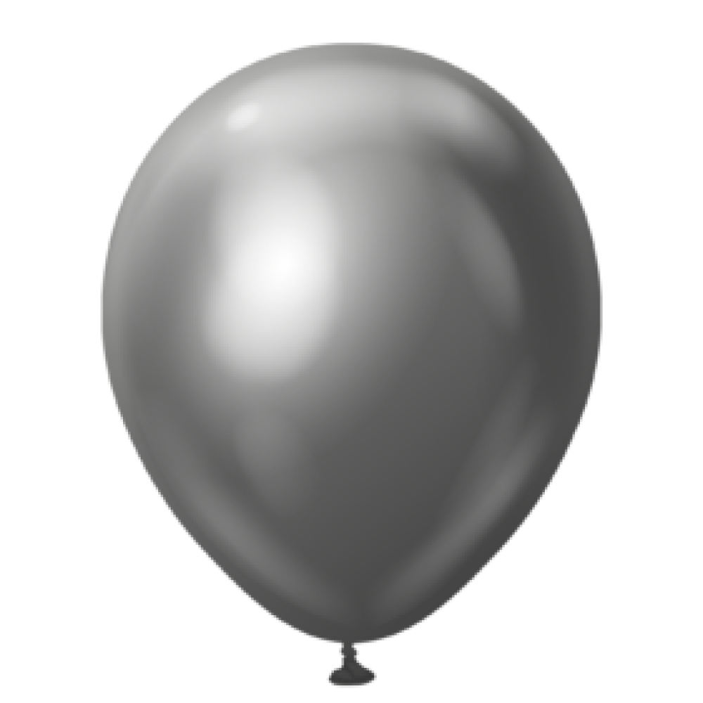 BALON KROM KALİSAN 18 İNÇ AYNA SİYAH 5 Lİ