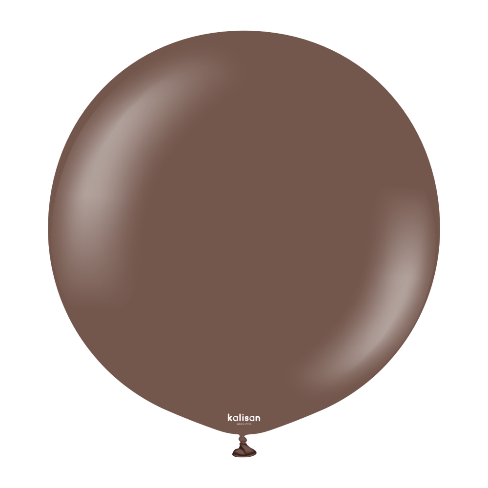 BALON PASTEL KALİSAN 24 İNÇ CHOCOLATE BROWN 2 Lİ
