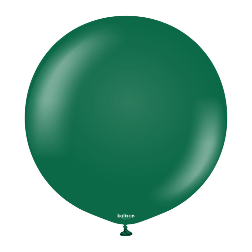 BALON PASTEL KALİSAN 36 İNÇ DARK GREEN  2 Lİ