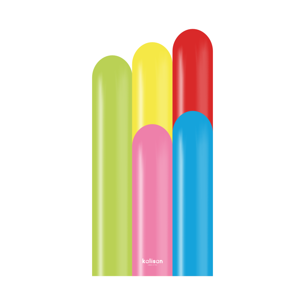 BALON PASTEL KALİSAN SOSİS MIX COLOR 100'LÜ