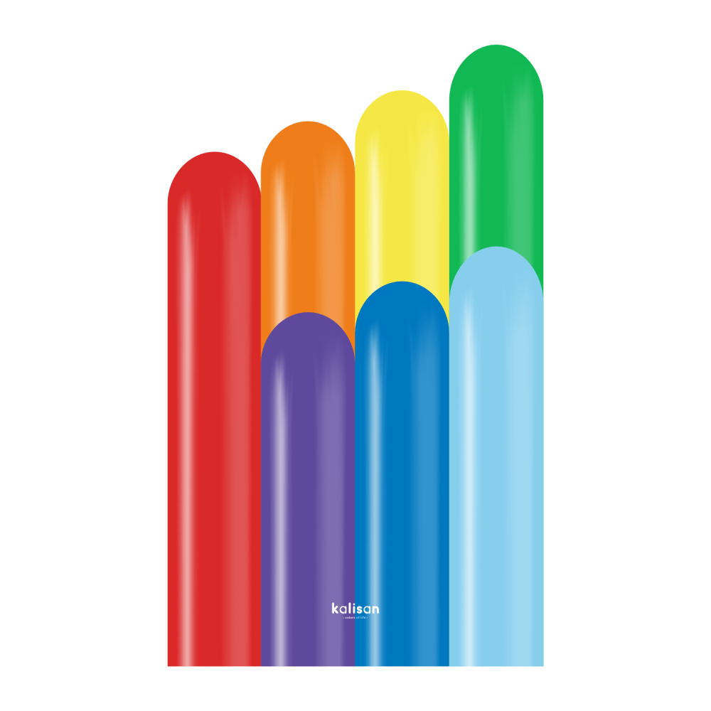 BALON RAINBOW KALİSAN SOSİS MIX COLOR 100'LÜ