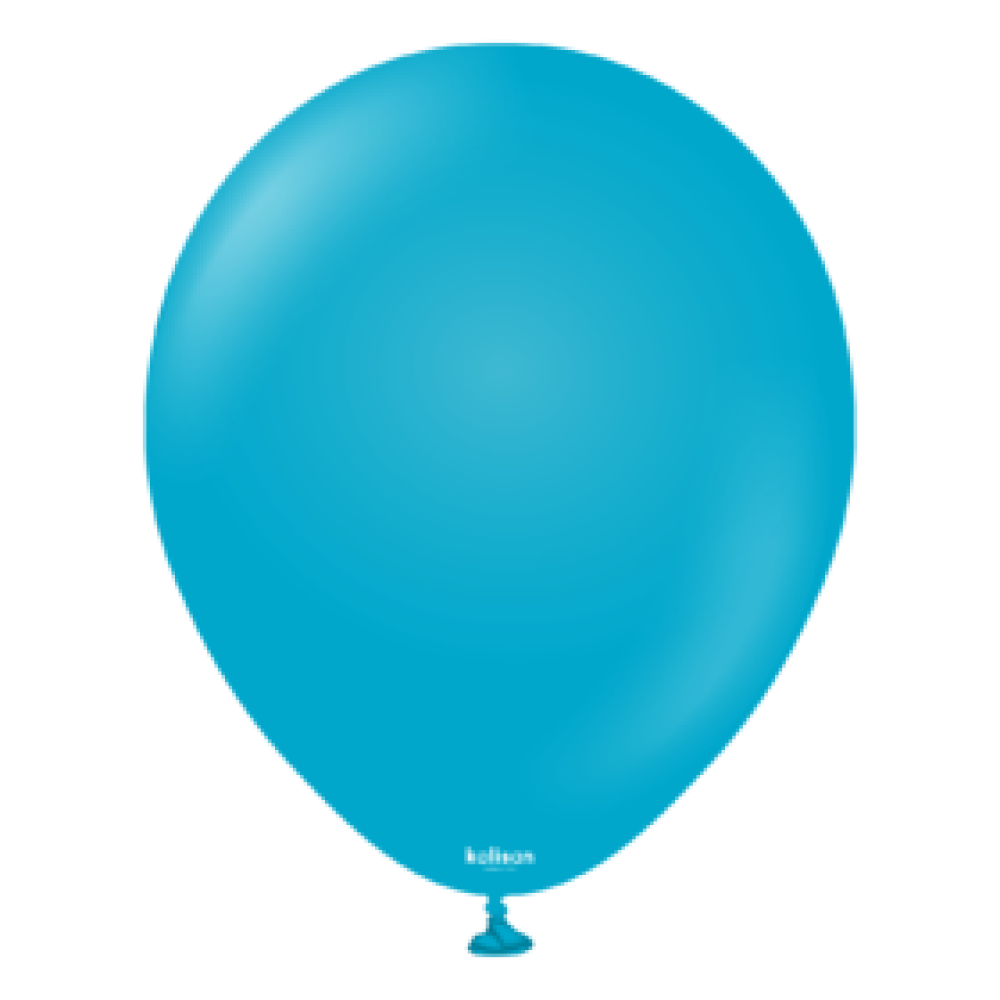 BALON RETRO KALİSAN 18 İNÇ MAVİ CAM 5 Lİ