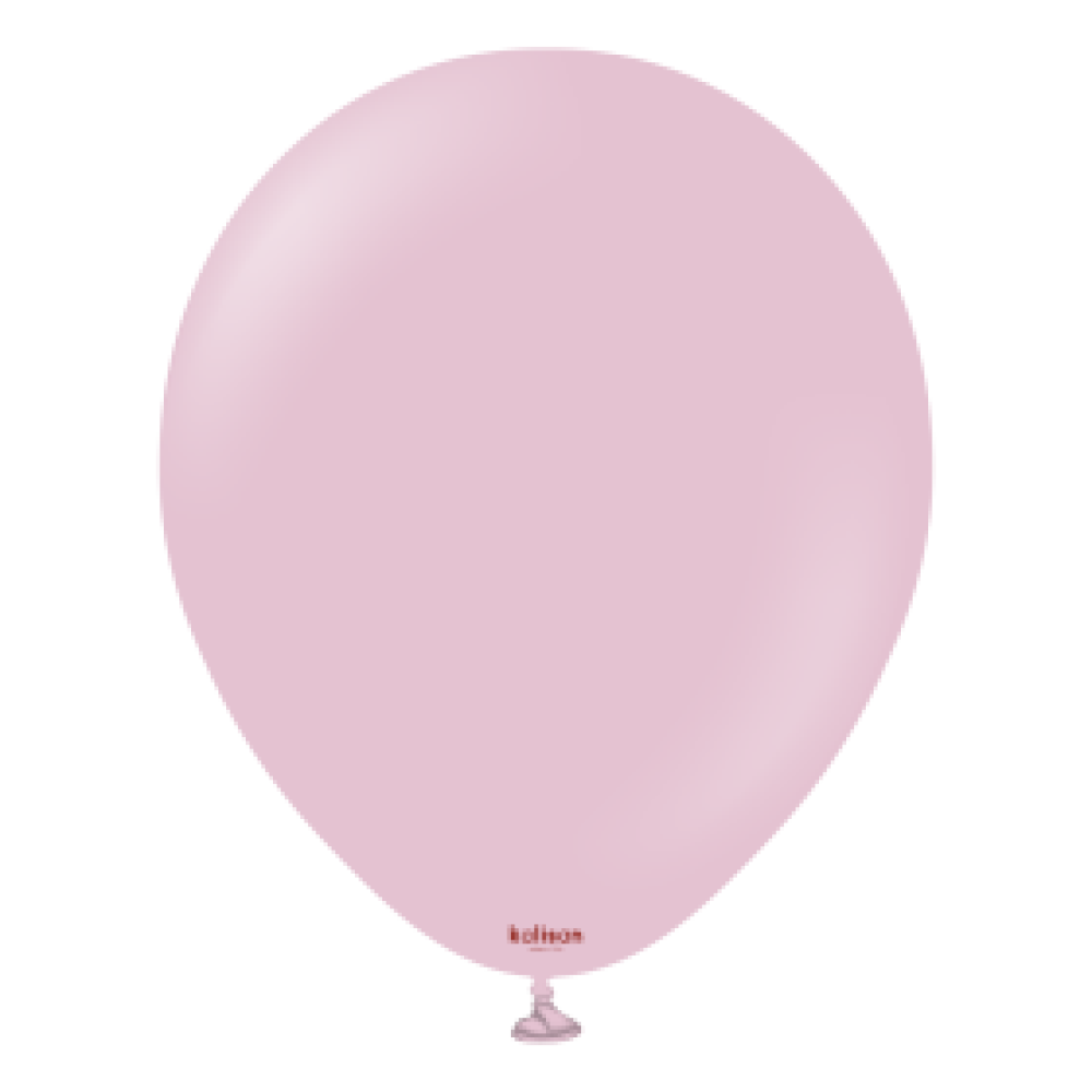 BALON RETRO KALİSAN 18 İNÇ TOZ PEMBE 5 Lİ
