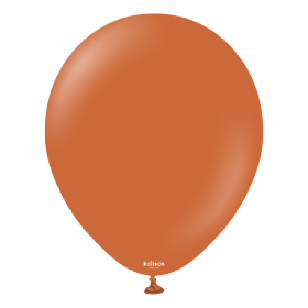 BALON RETRO KALİSAN 18 İNÇ YANIK TURUNCU 5 Lİ