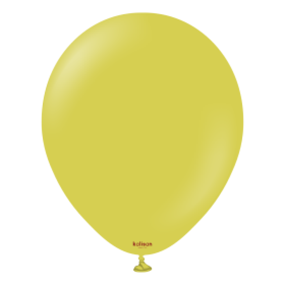 BALON RETRO KALİSAN 18 İNÇ ZEYTİN 5 Lİ
