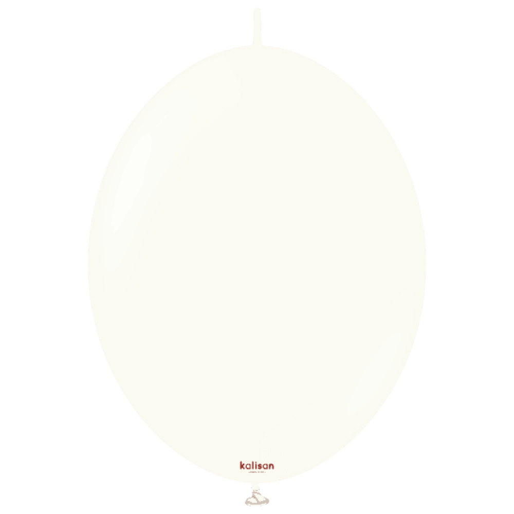 Balon Retro Kalisan K-link 12 İnç White 50 Li