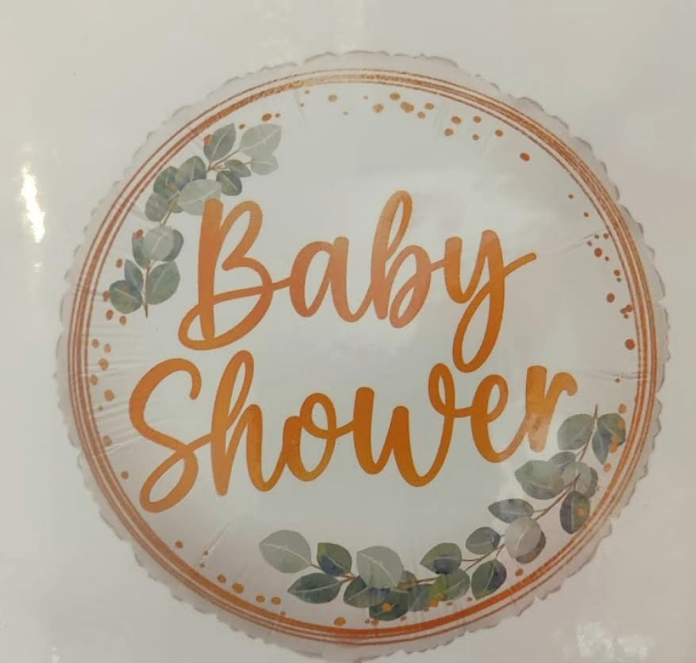 Folyo Balon Baby Shower  Eucalyptus 18 inç