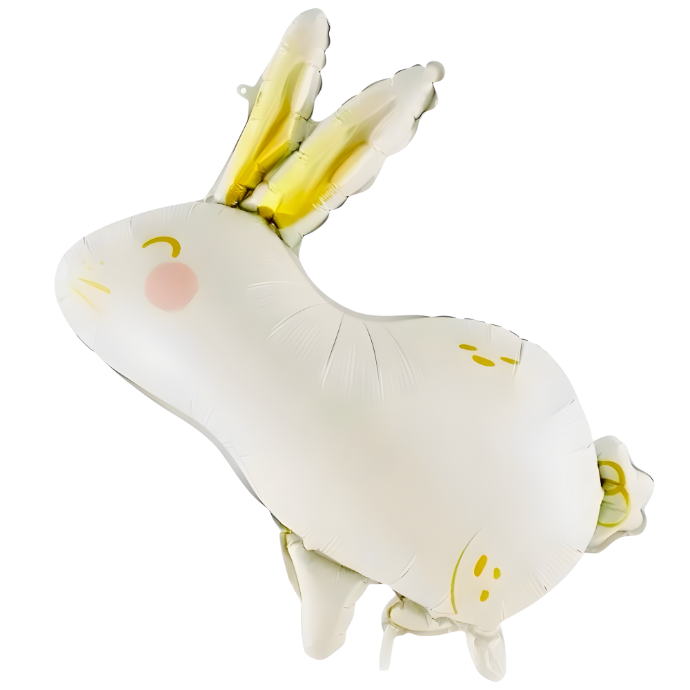 FOLYO BALON BEYAZ TAVŞAN  80-55 CM