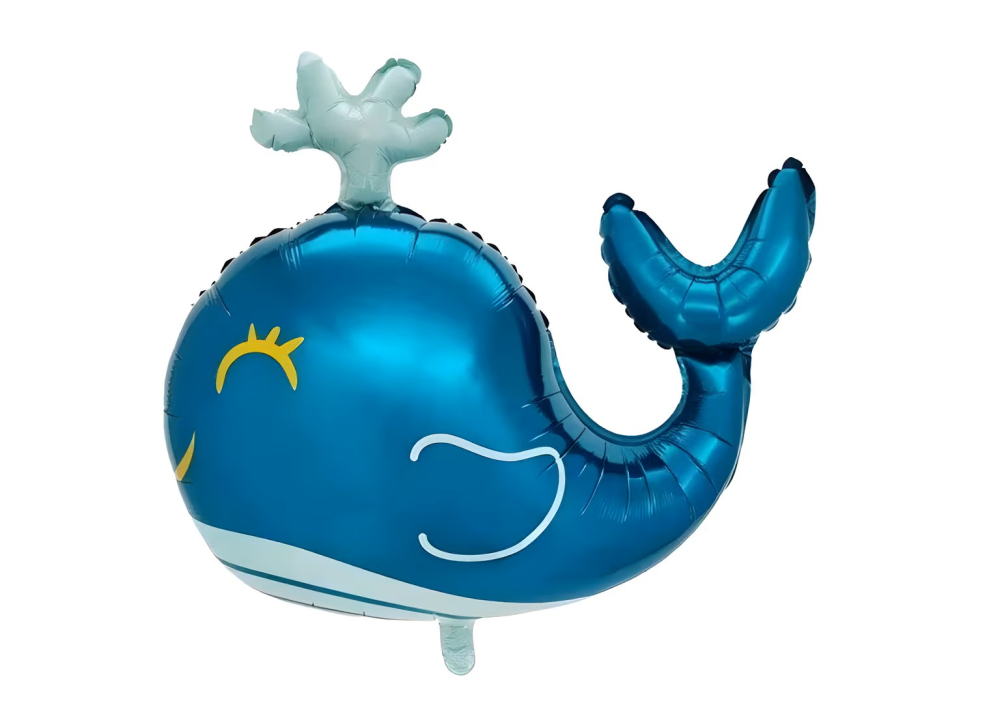 Folyo Balon Büyük Mavi Balina 