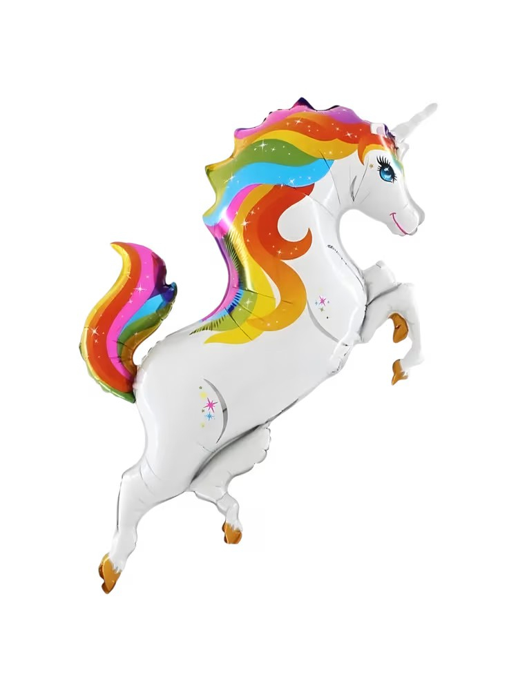 Folyo Balon Gökkuşağı Unicorn 