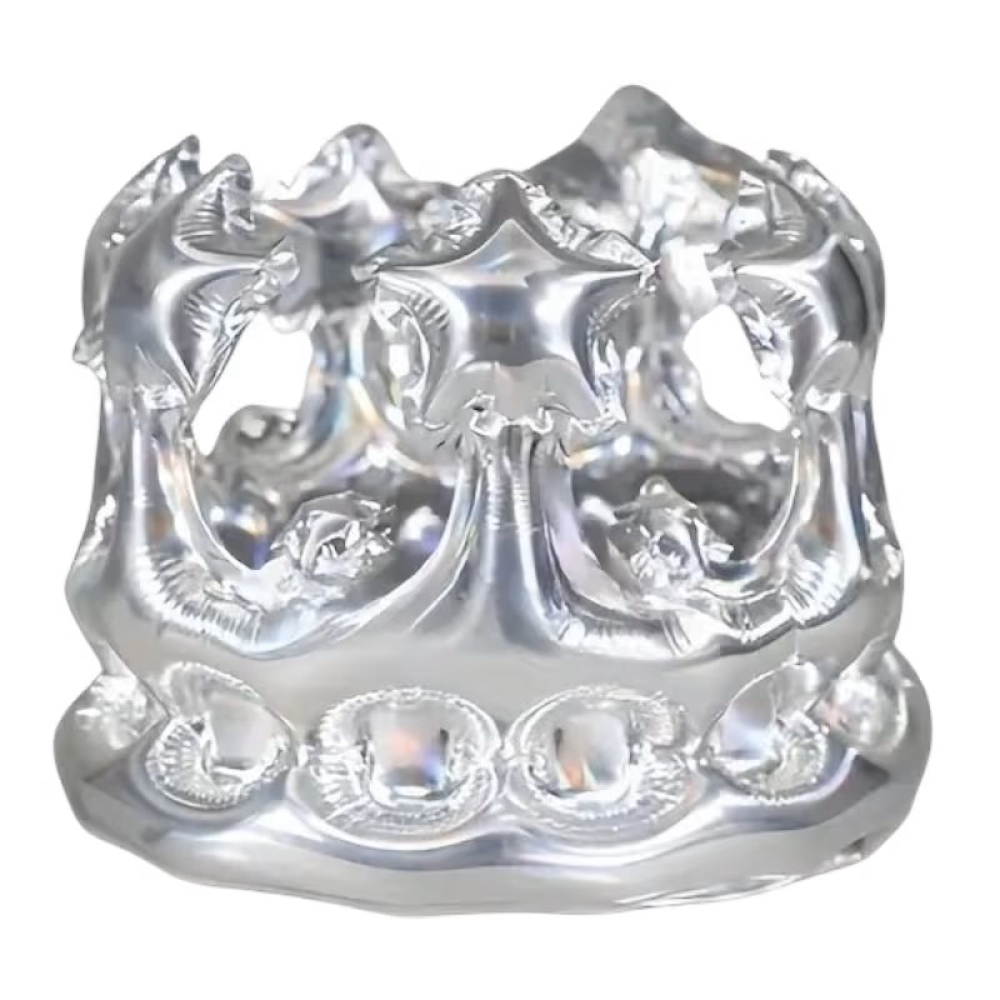 Folyo Balon Gümüş Kral Tacı 78 - 20 Cm