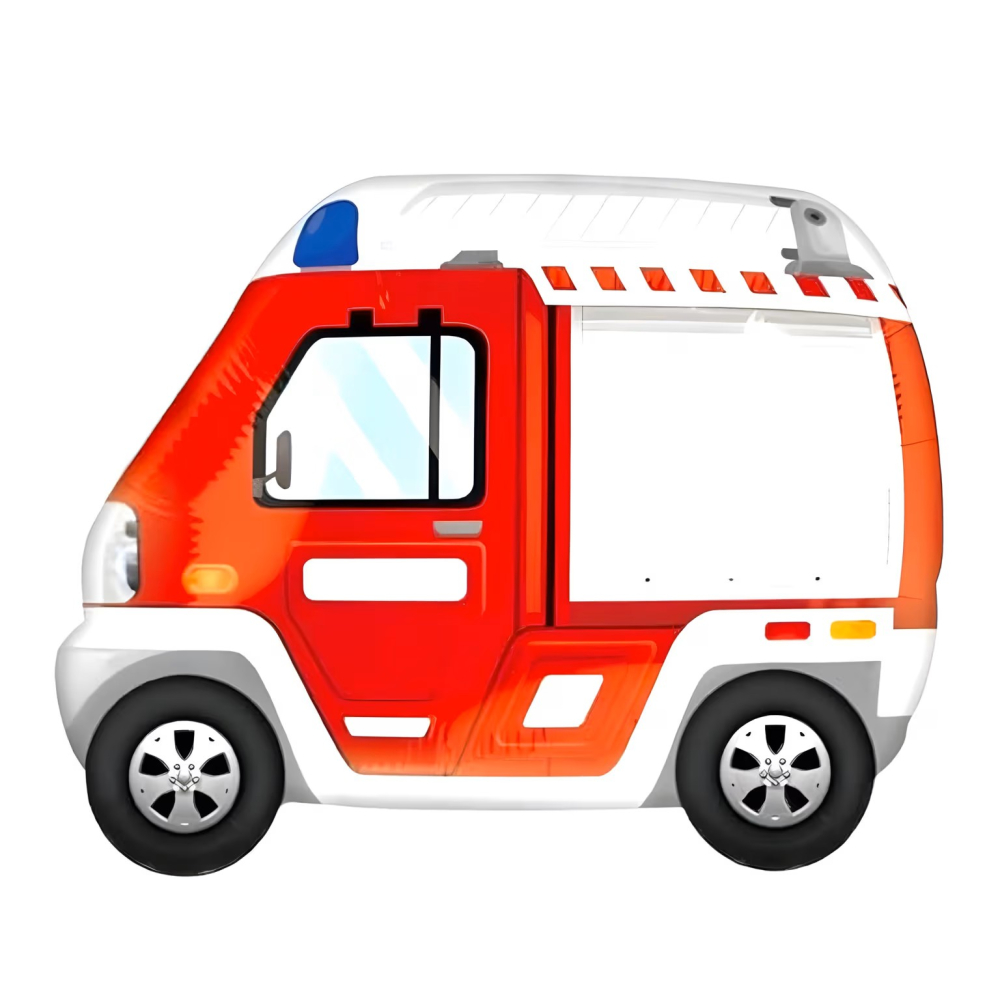 Folyo Balon Kırmızı İtfaiye  58 - 50 Cm