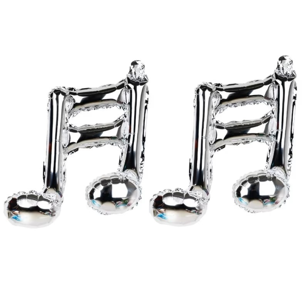 Folyo Balon Nota Gümüş 2 Li 45-44 Cm