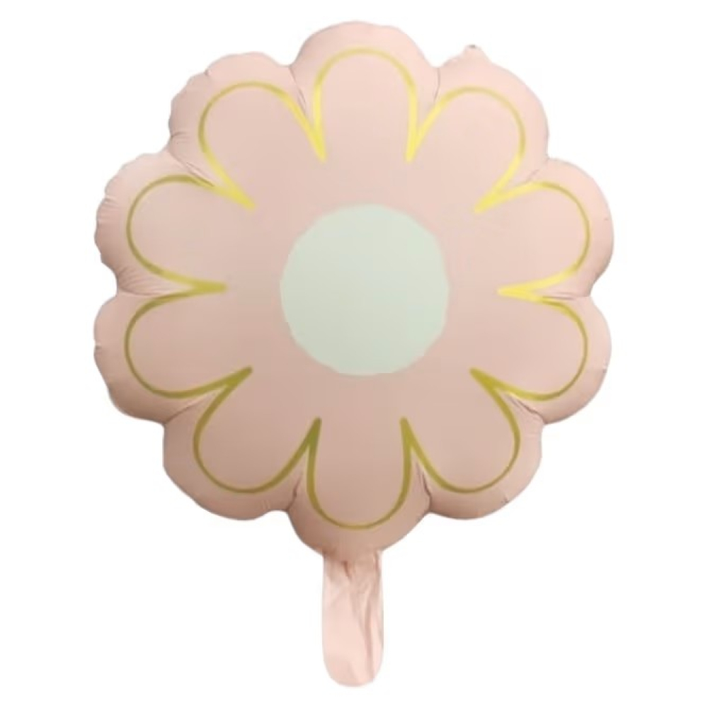 Folyo Balon Pembe Çiçek 52 - 42 Cm