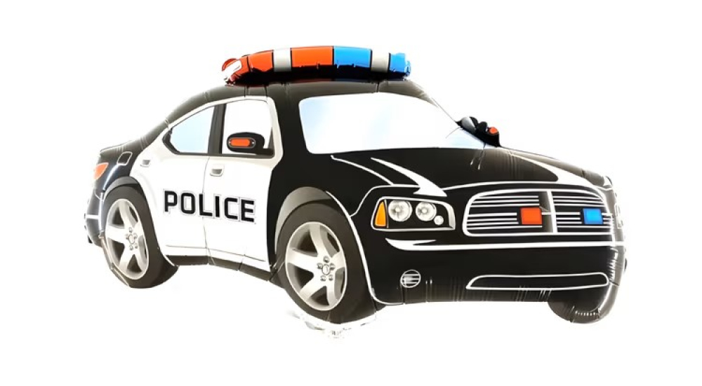 Folyo Balon Polis Arabası 