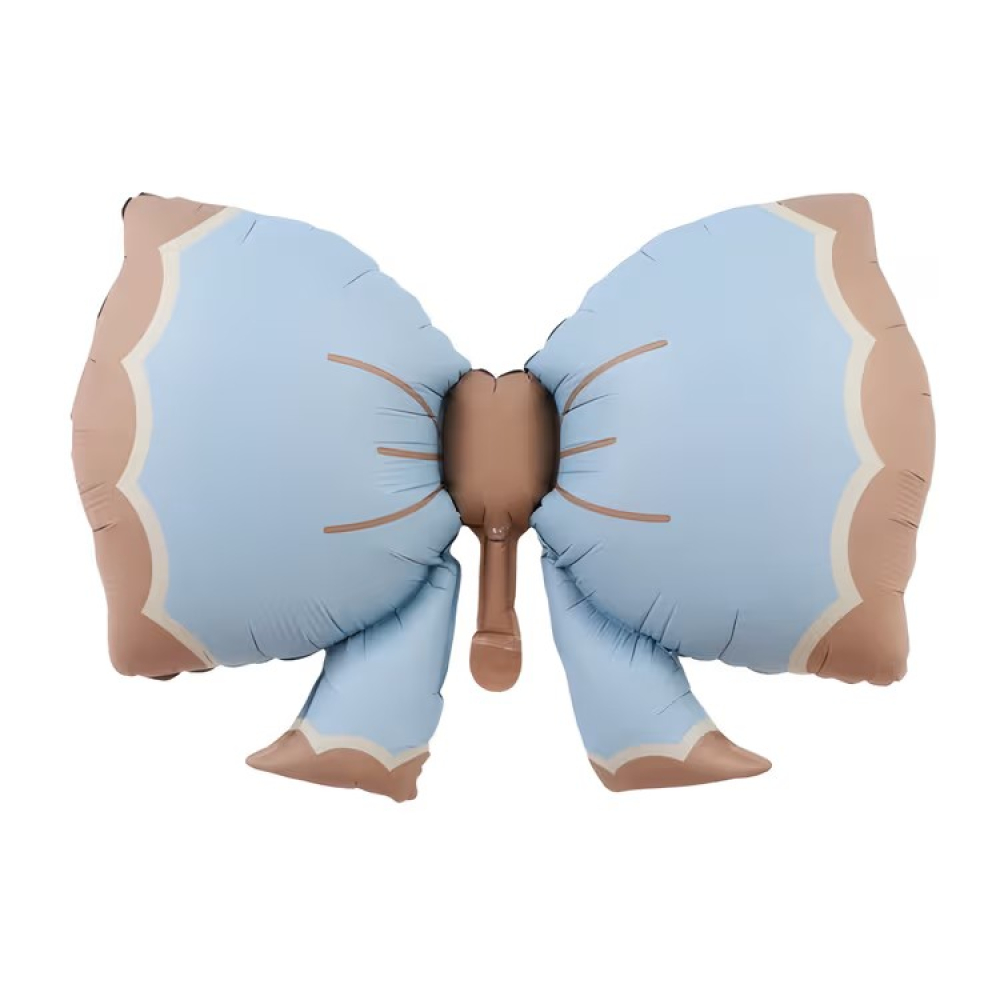 Folyo Balon Retro Fiyonk Mavi 