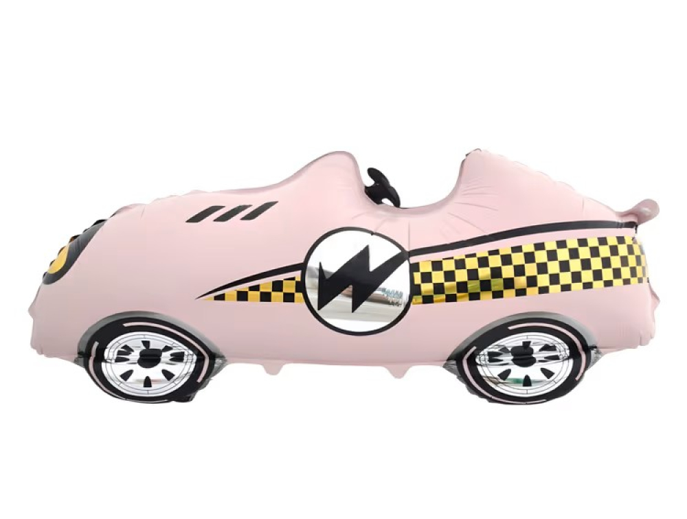 Folyo Balon Retro Pembe Araba 