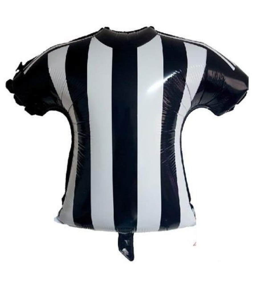 Folyo Balon Taraftar Forma Siyah-beyaz