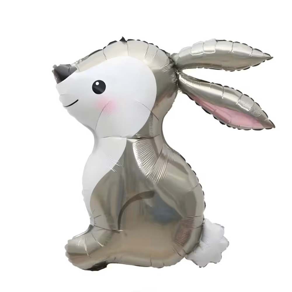 Folyo Balon Tavşan Gri 